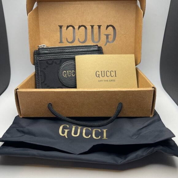 Gucci Off the Grid Black Zippy Wallet with Card Holder - Preowned - Picture 8 of 8